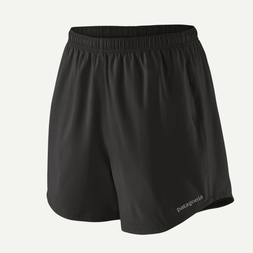Patagonia Women’s Trailfarer Running Shorts Black 4.5” inseam , size M
